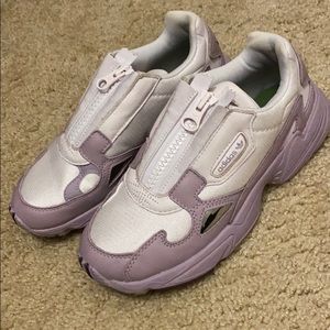 Purple adidas